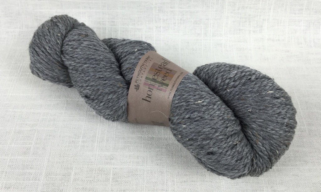plymouth yarn homestead tweed 505 medium grey