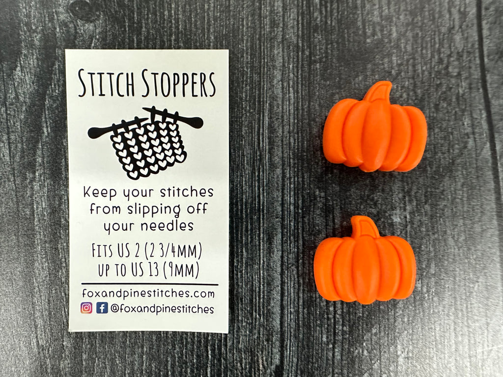 fox & pine stitch stopper pumpkin