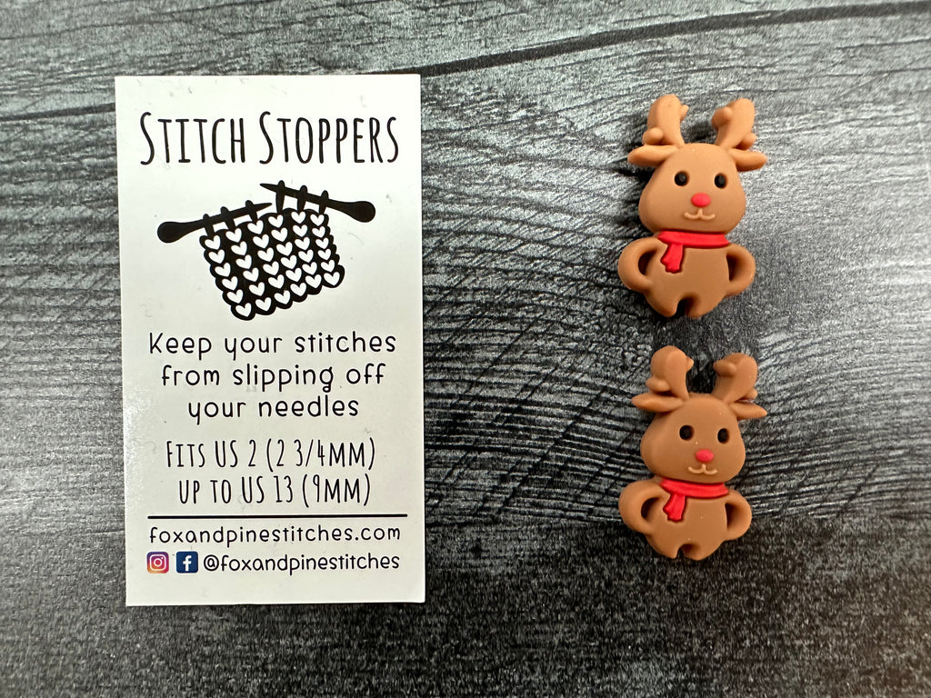 Fox & Pine Stitch Stoppers
