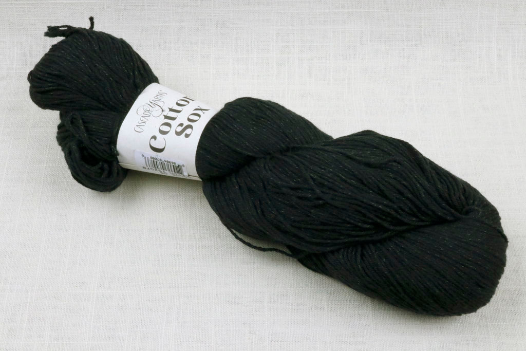 cascade cotton sox 05 black