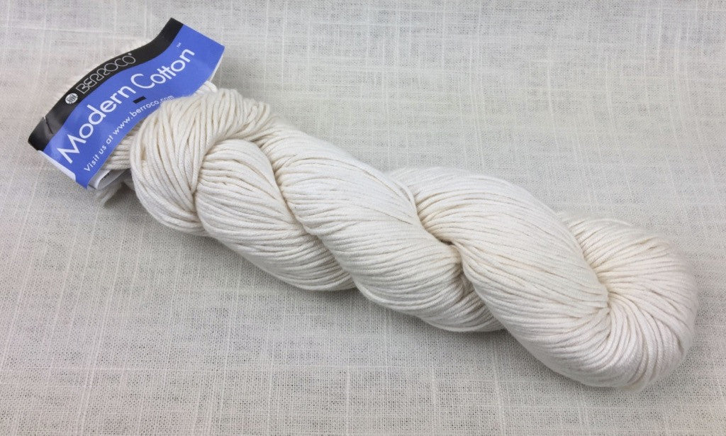 berroco modern cotton Worsted color 1601 sandy point