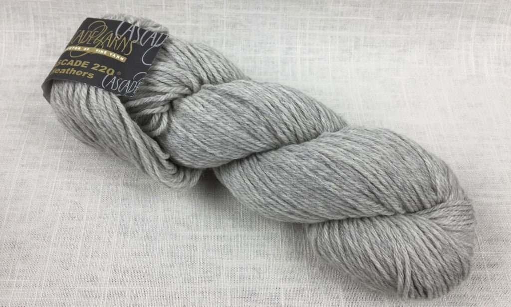 cascade yarns 220 wool worsted color 8011 aspen heather