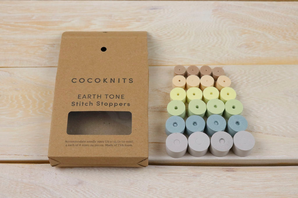 cocoknits earth tone stitch stoppers