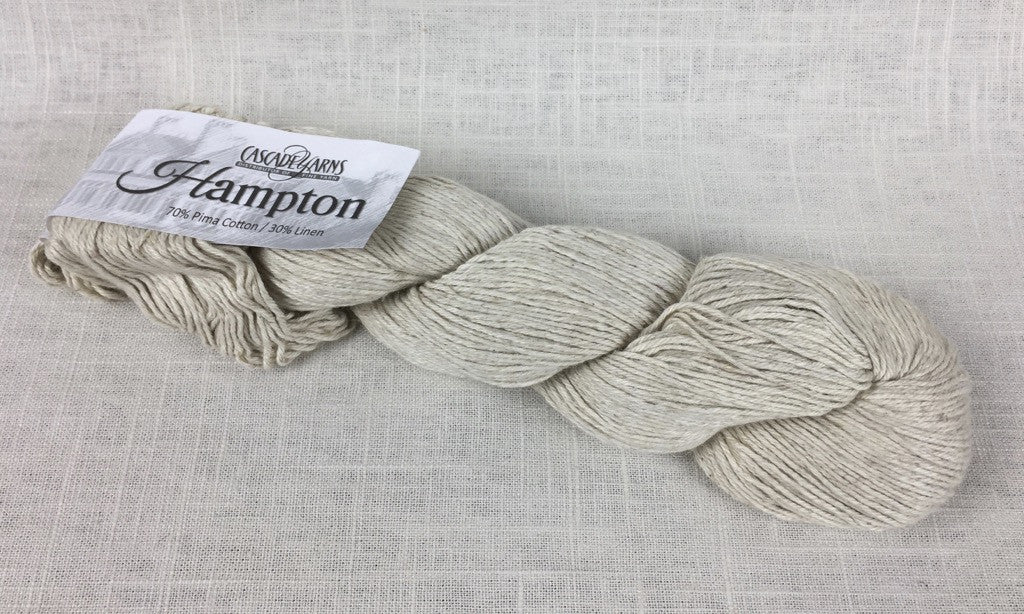 cascade yarns hampton linen cotton DK 08 ecru