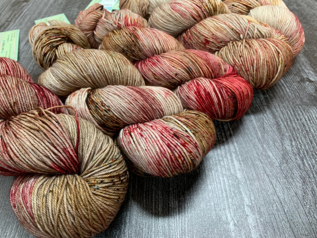 candy skein monthly color yummy fingering june 2022 tea...earl grey...hot