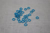 knitter's helper silicone stitch marker 10mm medium robins egg blue