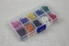 knitter's helper silicon stitch markers box of 10 colors 10mm