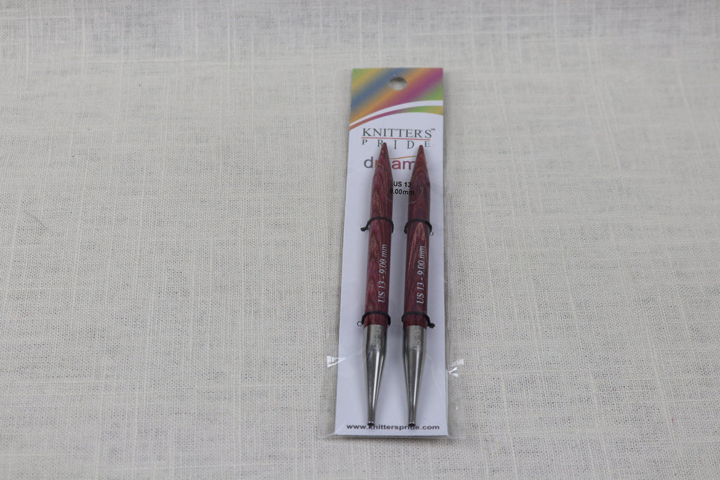 knitters pride 5 inch interchangeable tips US 13 (9mm)