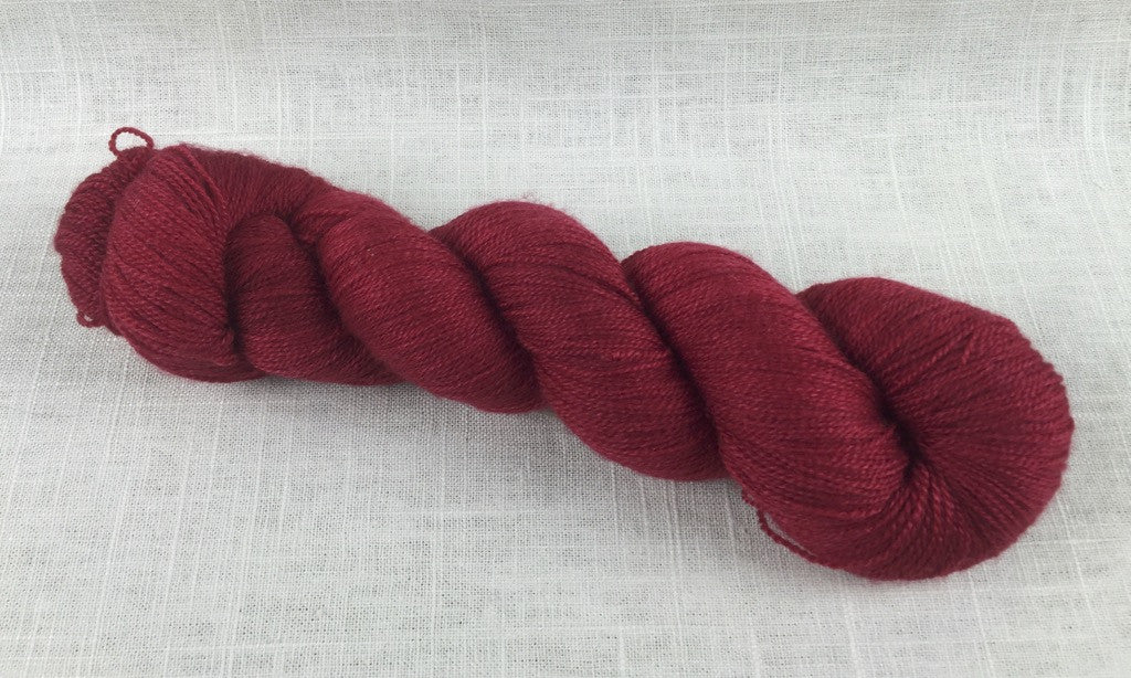 canon hand dyes anais silk lace Nitro Red