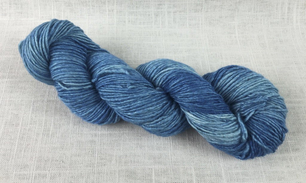 malabrigo silky merino color SM027 bobby blue