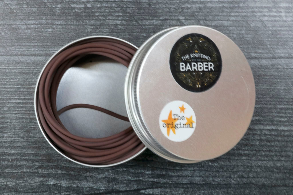 the knitting barber cords brown