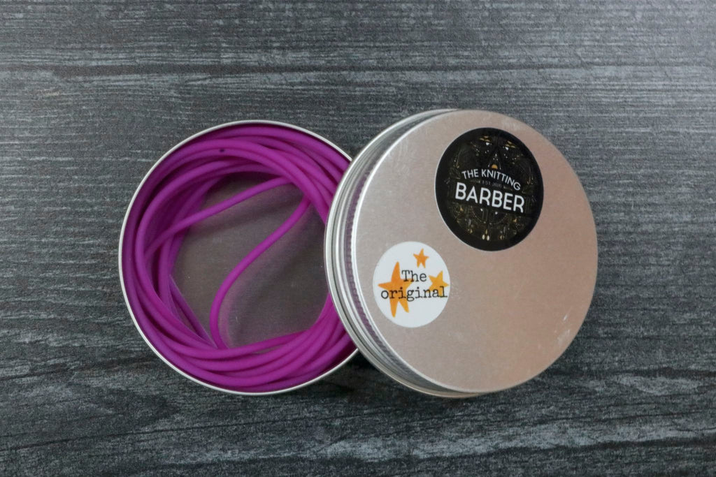 the knitting barber cords mauve