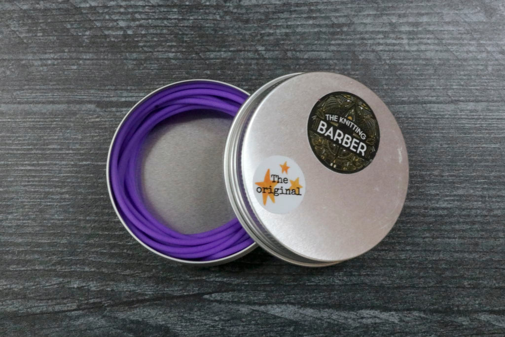 the knitting barber cords violet